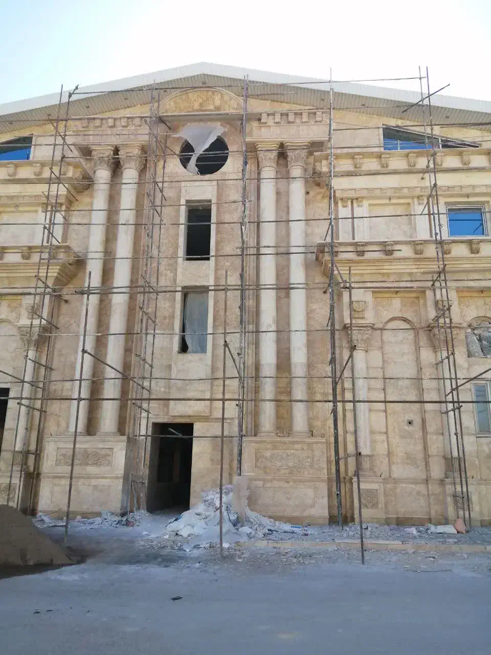 سنگ تراورتن سنگ مرمریت سنگ نما رومی|مصالح و تجهیزات ساختمان|جهرم, |دیوار