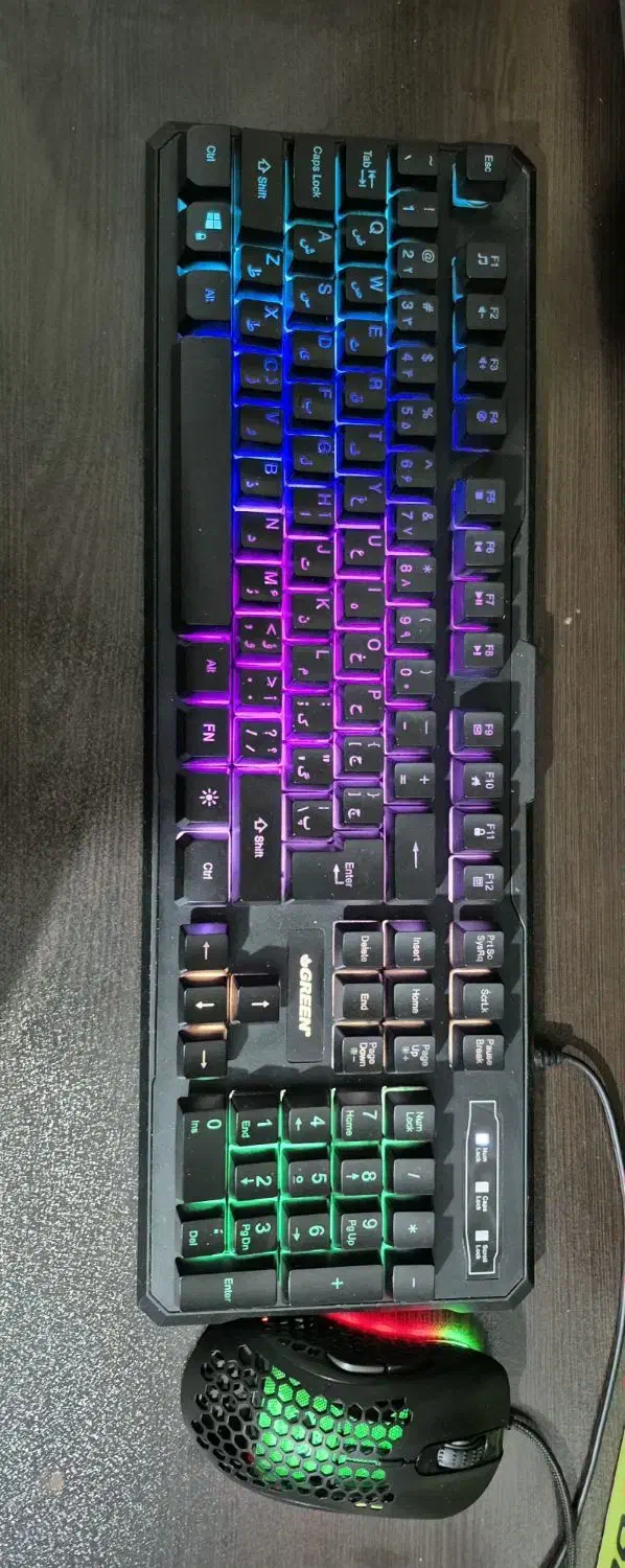 کیبورد گیمینگ گرین|قطعات و لوازم جانبی رایانه|اصفهان, بهارستان|دیوار