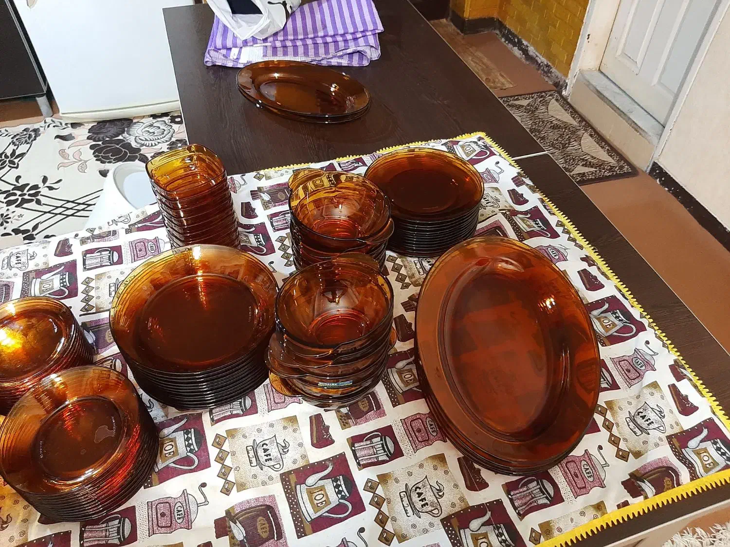 ظروف عسلی|ظروف سرو و پذیرایی|اهواز, کوی سعدی|دیوار