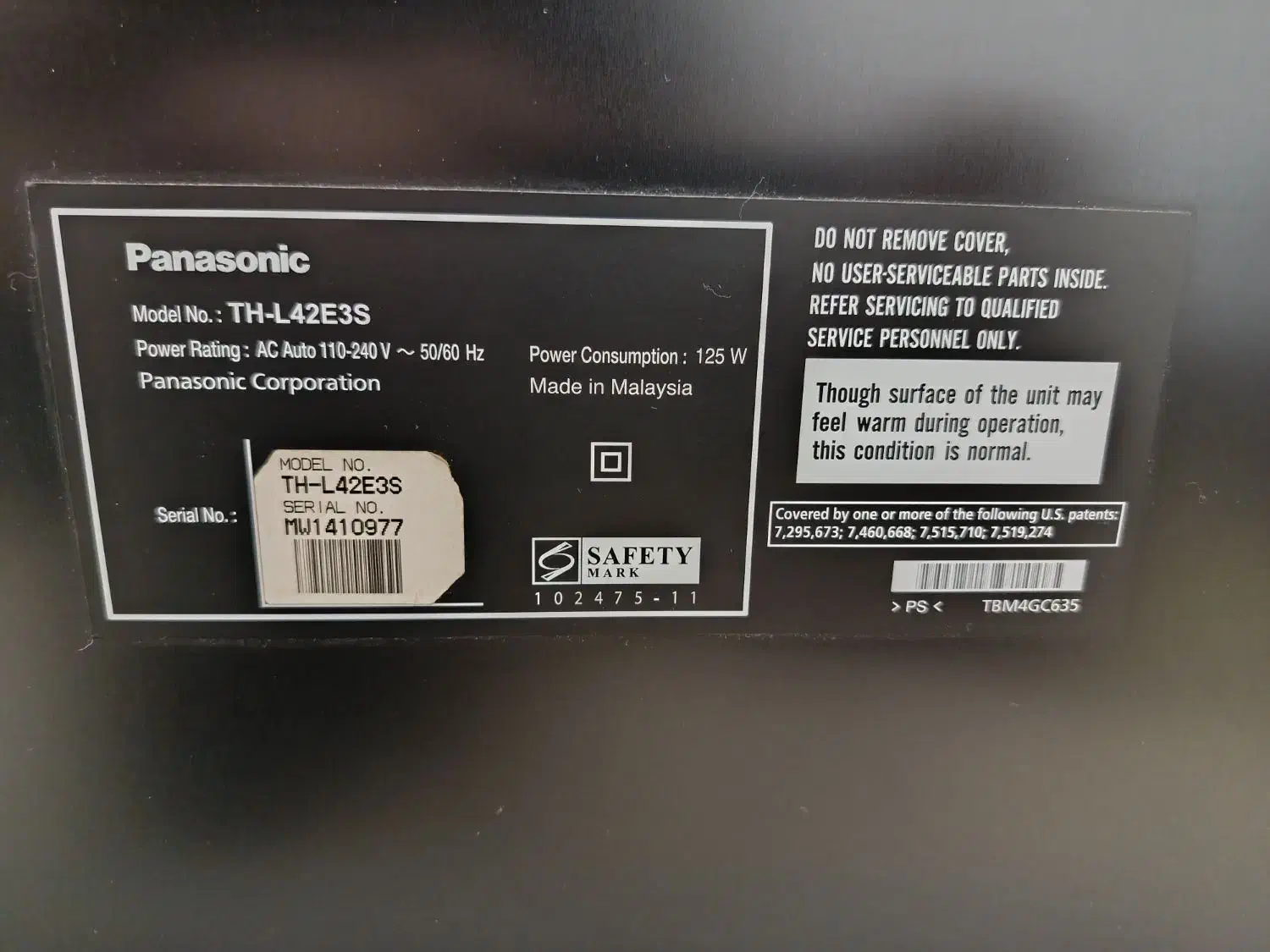 تلوزیون پاناسونیک|تلویزیون و پروژکتور|کرج, مصباح|دیوار