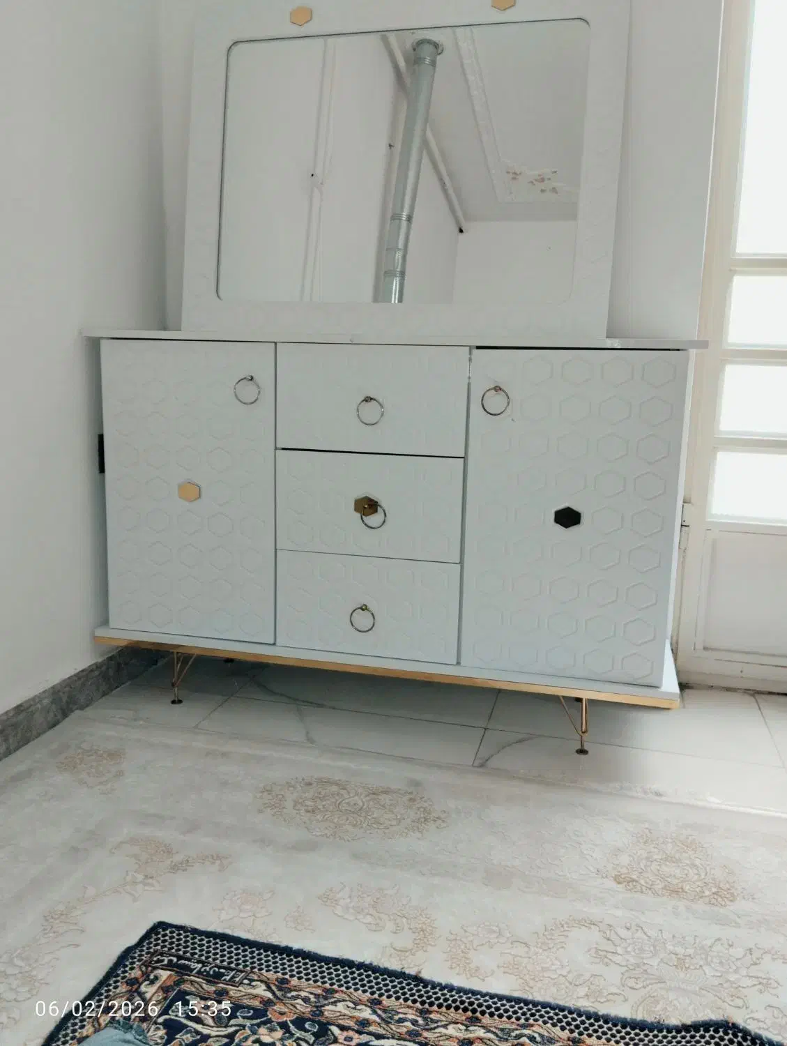 آینه کنسول|بوفه، ویترین، کنسول|دورود, |دیوار