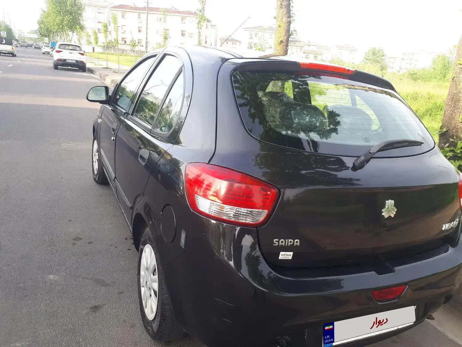 تیبا 2 مشکی مدل 96 به شدت فنی سالم|خودرو سواری و وانت|رشت, پل تالشان|دیوار