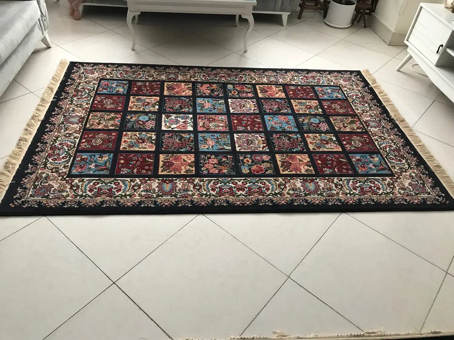 دوتا فرش ۹ متری ۱۲۰۰ شونه و یه فرش ۴ متری درحدنو|فرش|رباطکریم, رباطکریم|دیوار