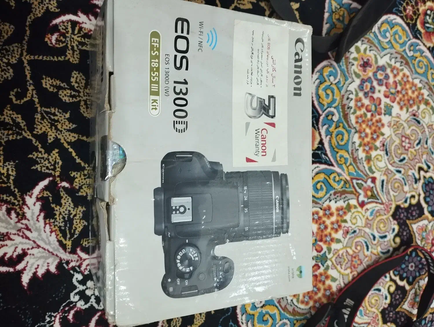 یک عدد دوربین canon 1300Dبه فروش میرسد|دوربین عکاسی و فیلم‌برداری|شوشتر, |دیوار