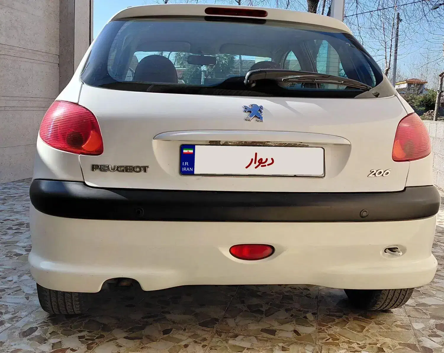 ۲۰۶ تیپ ۲ مدل ۹۶ درجه یک|خودرو سواری و وانت|سنگر, |دیوار