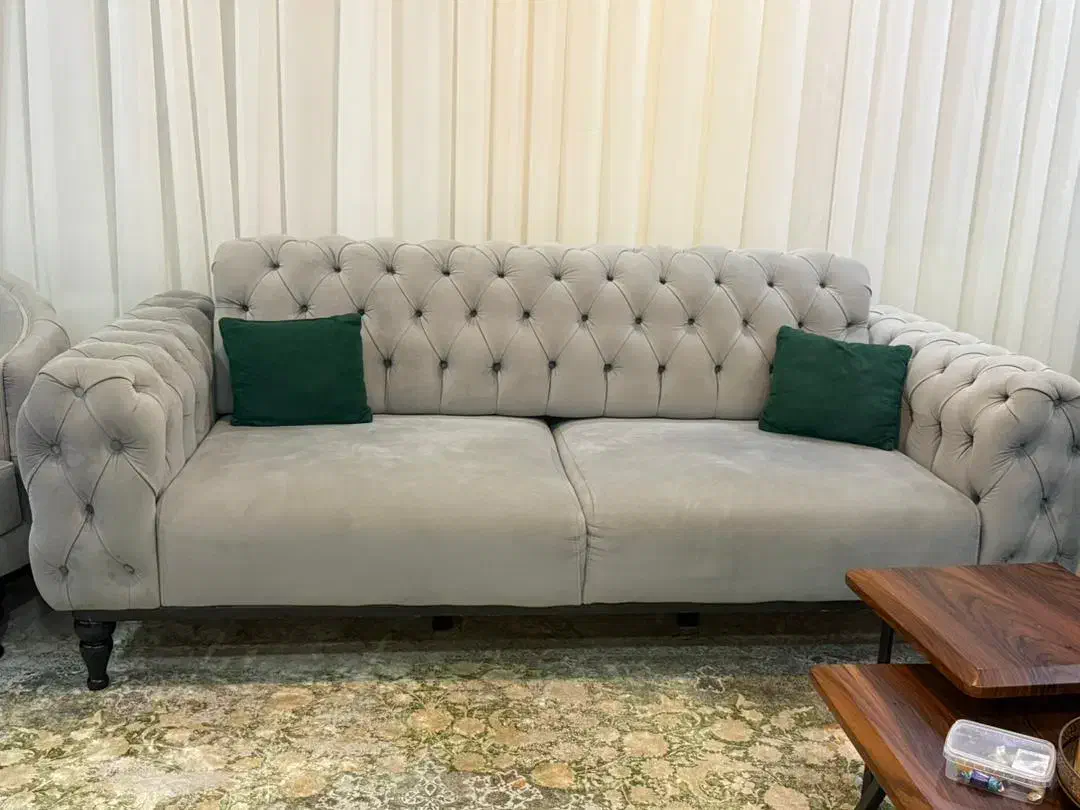 مبل چستر 8نفره درحد نو|مبلمان خانگی و میز عسلی|کیاشهر, |دیوار