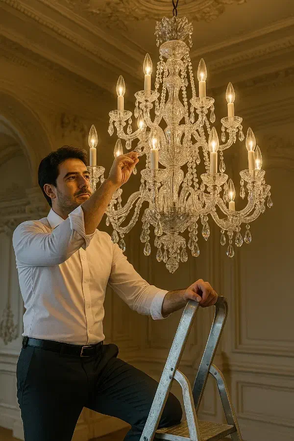 نصب،نصاب،جابجایی انواع لوستر های وارداتی|لوستر و چراغ آویز|تهران, تجریش|دیوار