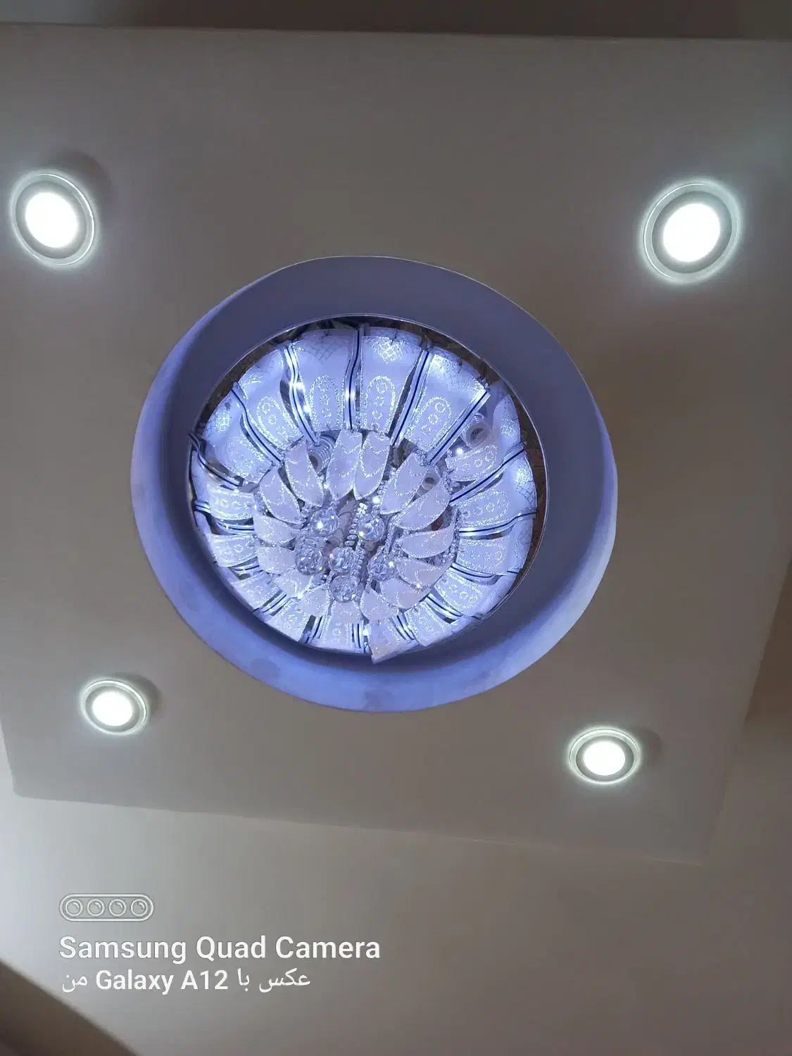 لوستر کریستالی کنترل دار|لوستر و چراغ آویز|تهران, مشیریه|دیوار