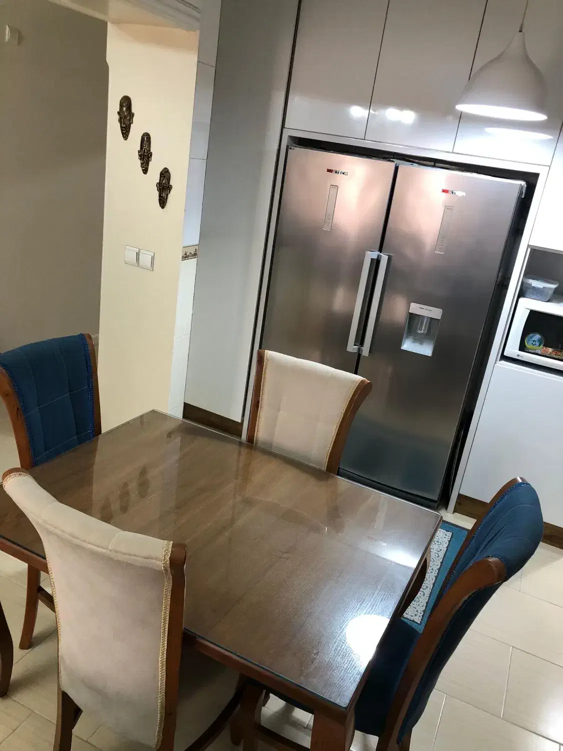 میز ناهار خوری ۴ نفره (میز بزرگ) در حد نو|میز و صندلی غذاخوری|قائم‌شهر, |دیوار