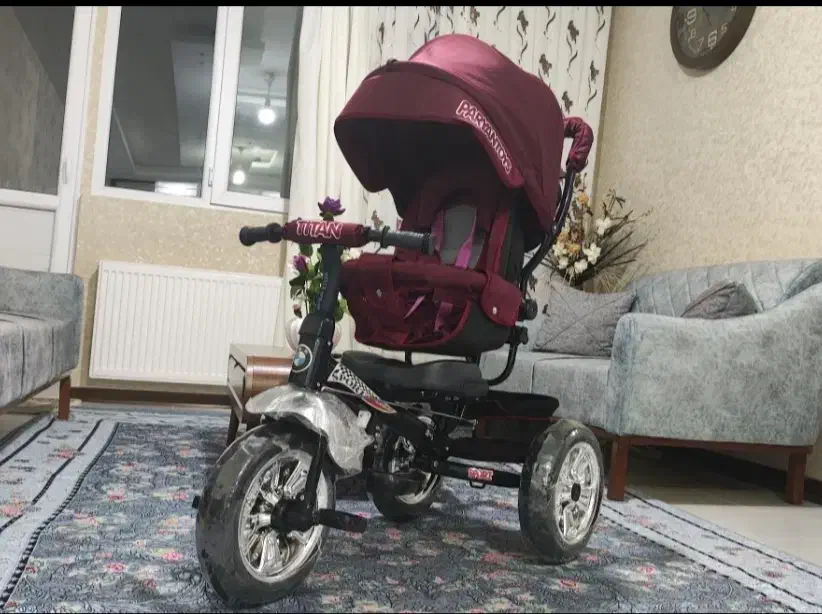 سه چرخه کودک مدل تیتان تاشو|دوچرخه، اسکیت، اسکوتر|سنندج, |دیوار