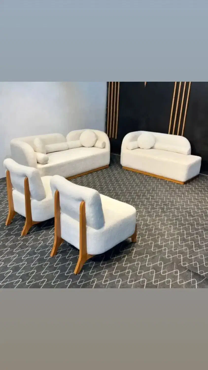 مدل صوفا کد ۱۲۳۴|مبلمان خانگی و میز عسلی|سمنان, |دیوار