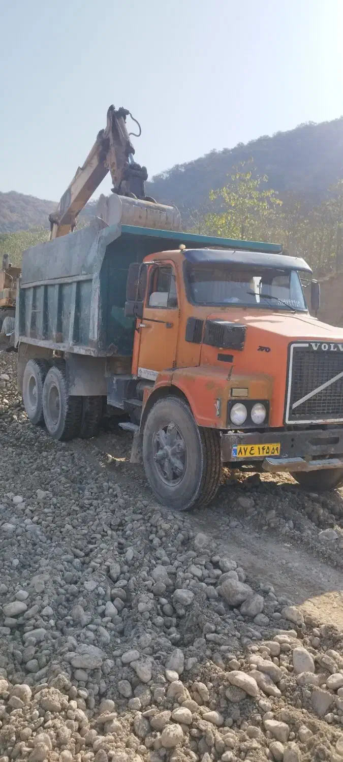 کمپرسی ولوو ده چرخ|خودرو سنگین|گالیکش, |دیوار