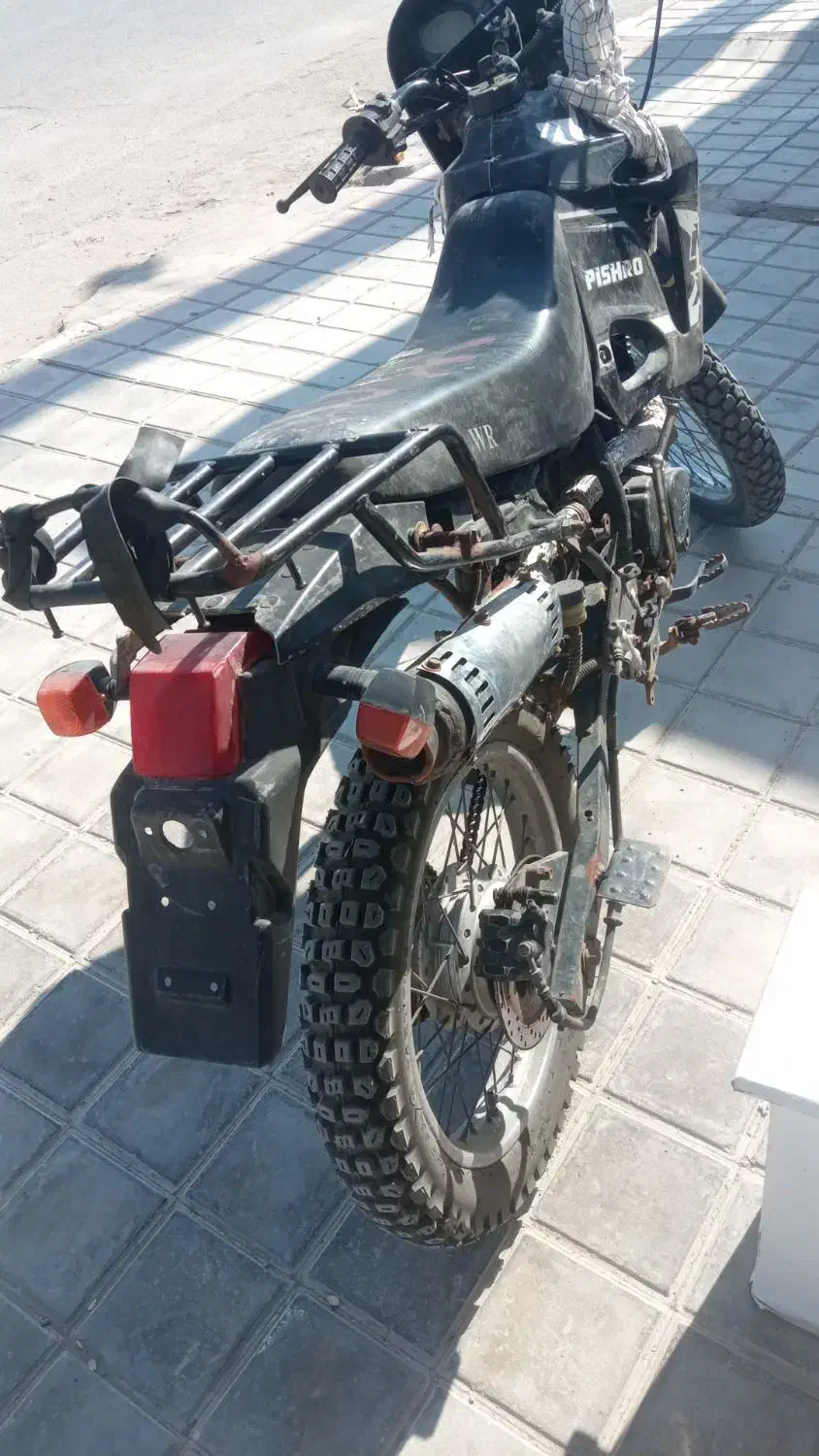 موتورتریلپیشروگلد200مدل91|موتورسیکلت|کاکی, |دیوار