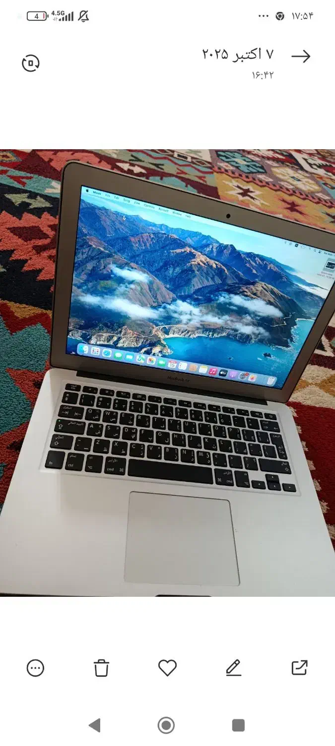 لب تاب اپل سالم بدون مشکل تمیز سال ۲۰۱۵|رایانه همراه|بندر کنگان, |دیوار