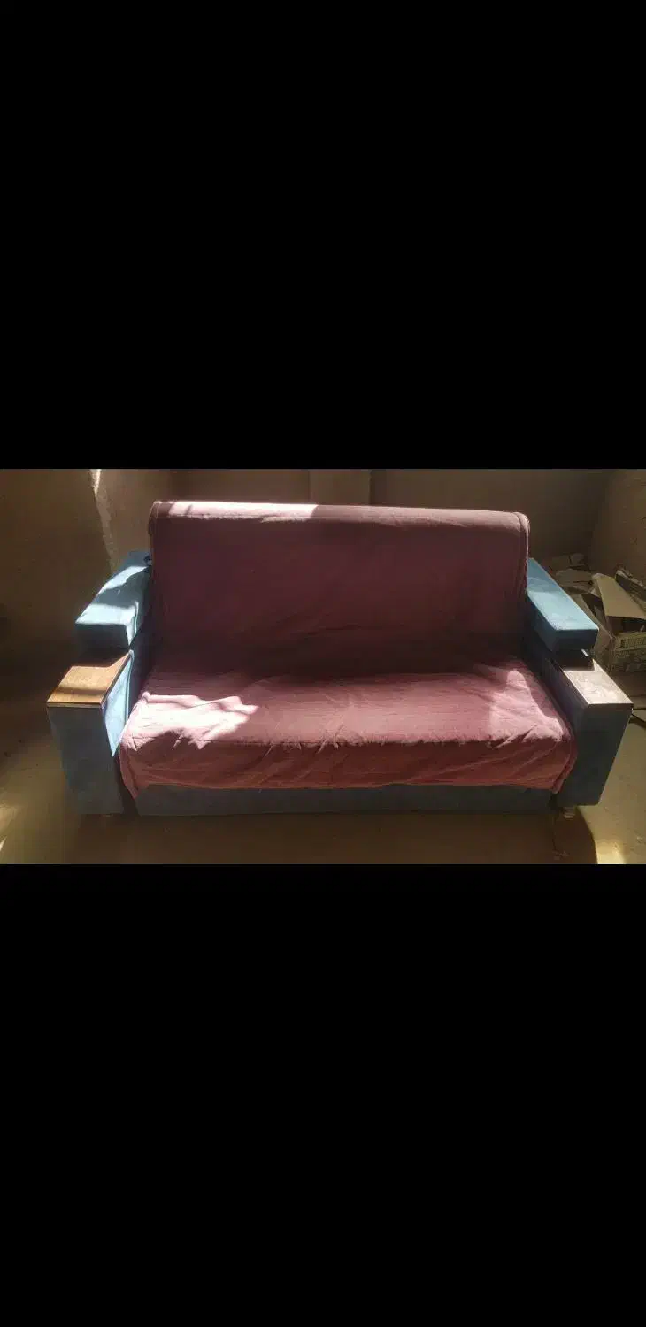 مبل تخت خواب شو 2 نفره|تخت و سرویس خواب|پردیس, شهرک صنعتی کمرد|دیوار