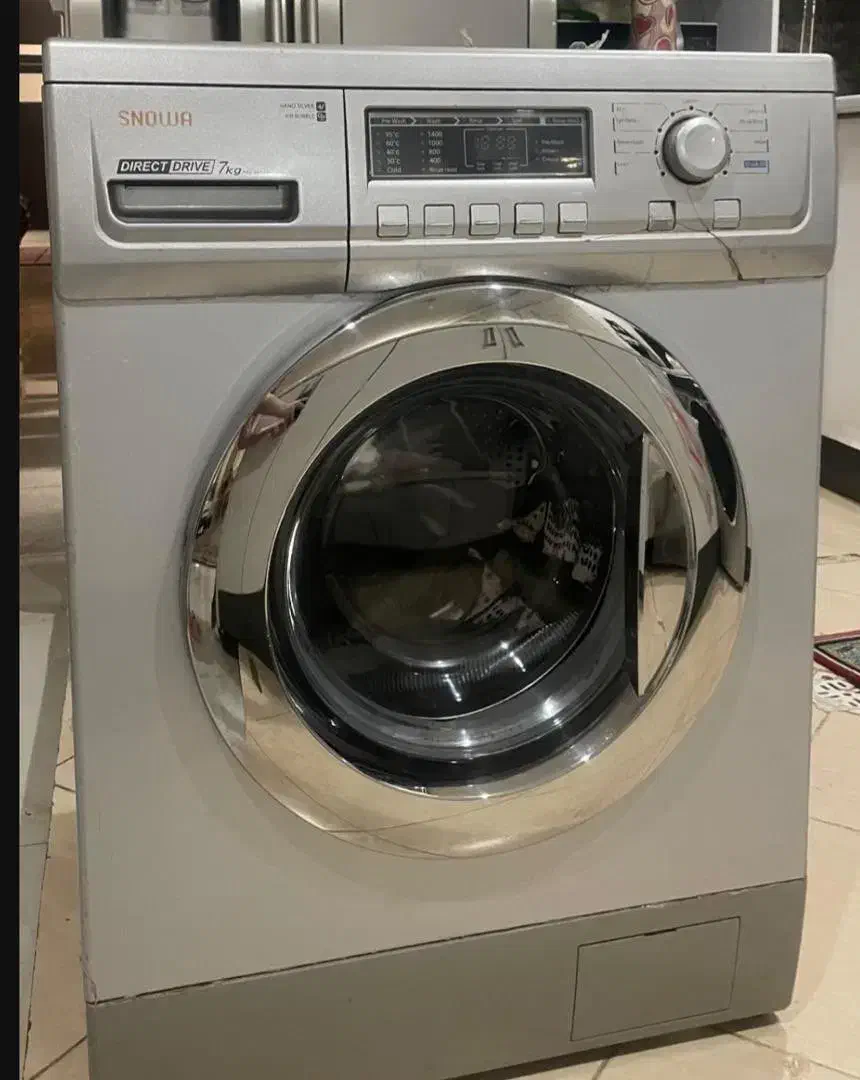 ماشین لباسشویی اسنوا ۷ کیلویی|ماشین لباسشویی و خشک‌کن لباس|اهواز, کیان اباد|دیوار