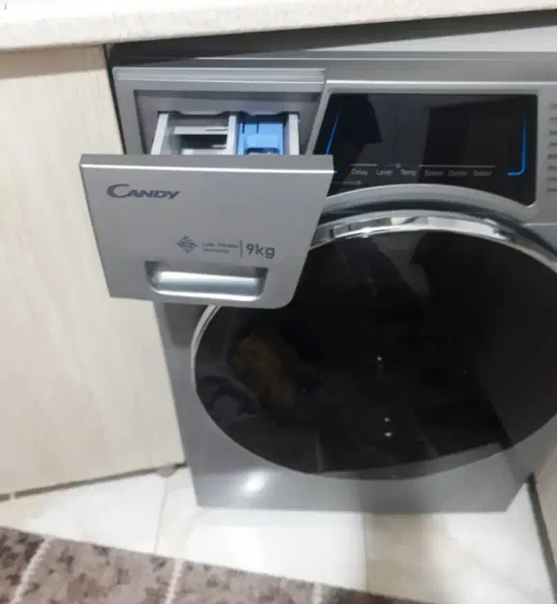 لباسشویی ۹ کیلویی کندی|ماشین لباسشویی و خشک‌کن لباس|کرج, کلاک پایین|دیوار