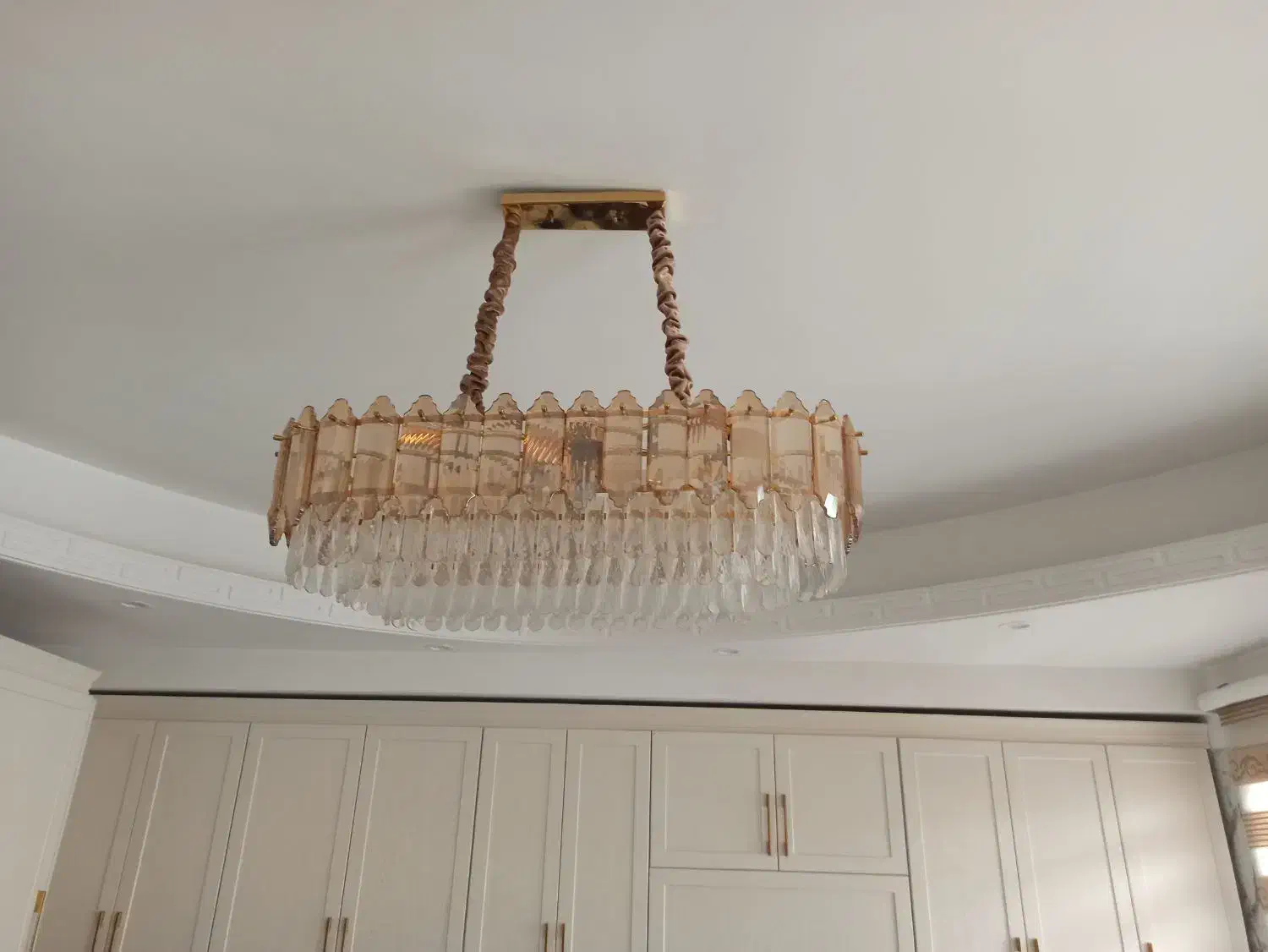 لوستر کریستالی|لوستر و چراغ آویز|تهران, صاحب الزمان|دیوار