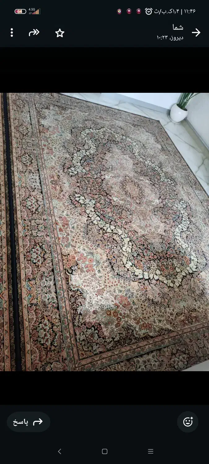 فرش نه متری..هزارشانه واقعی|فرش|شاهین دژ, |دیوار