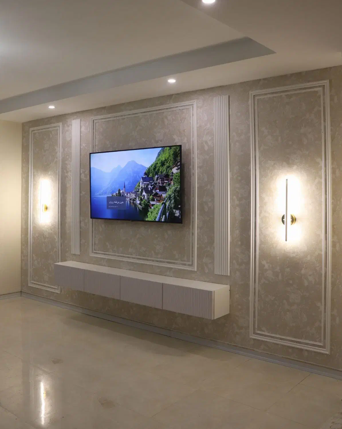 کابینت مدرن تی وی وال مدرن قاب بندی جاکفشی|خدمات پیشه و مهارت|کرج, چهارصد دستگاه|دیوار