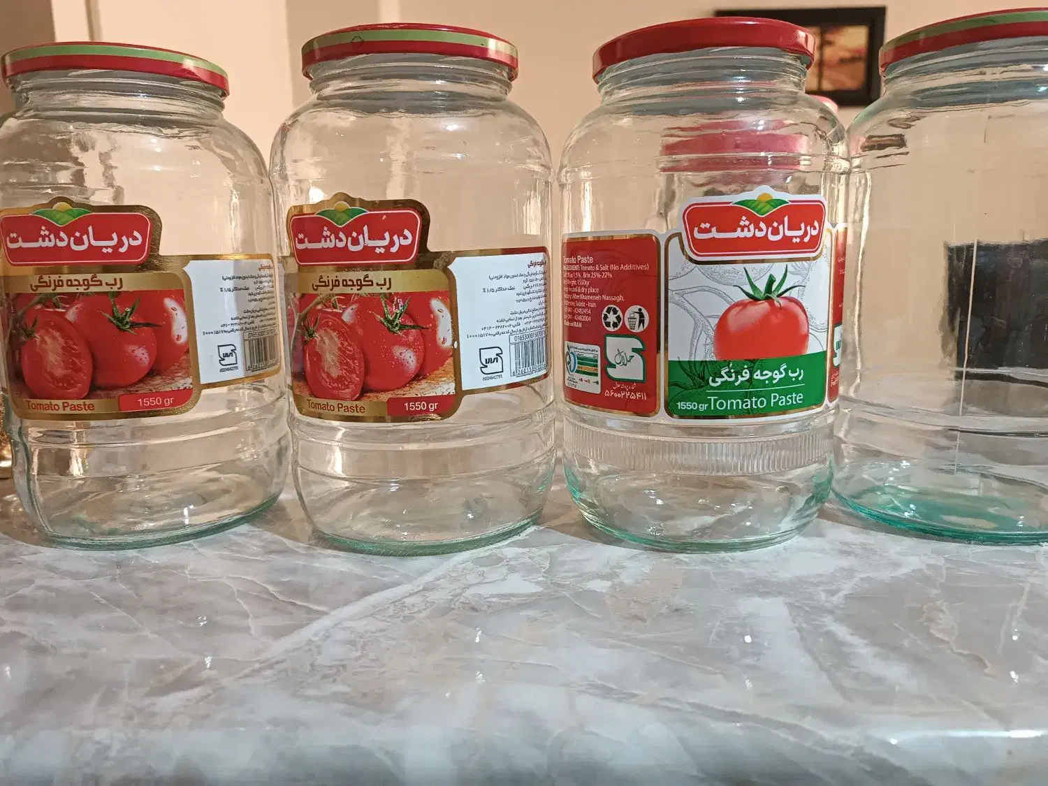 شیشه مخصوص ترشی یک و نیم کیلویی|ظروف نگهدارنده، پلاستیکی، یکبارمصرف|اسلامشهر, مطهری|دیوار