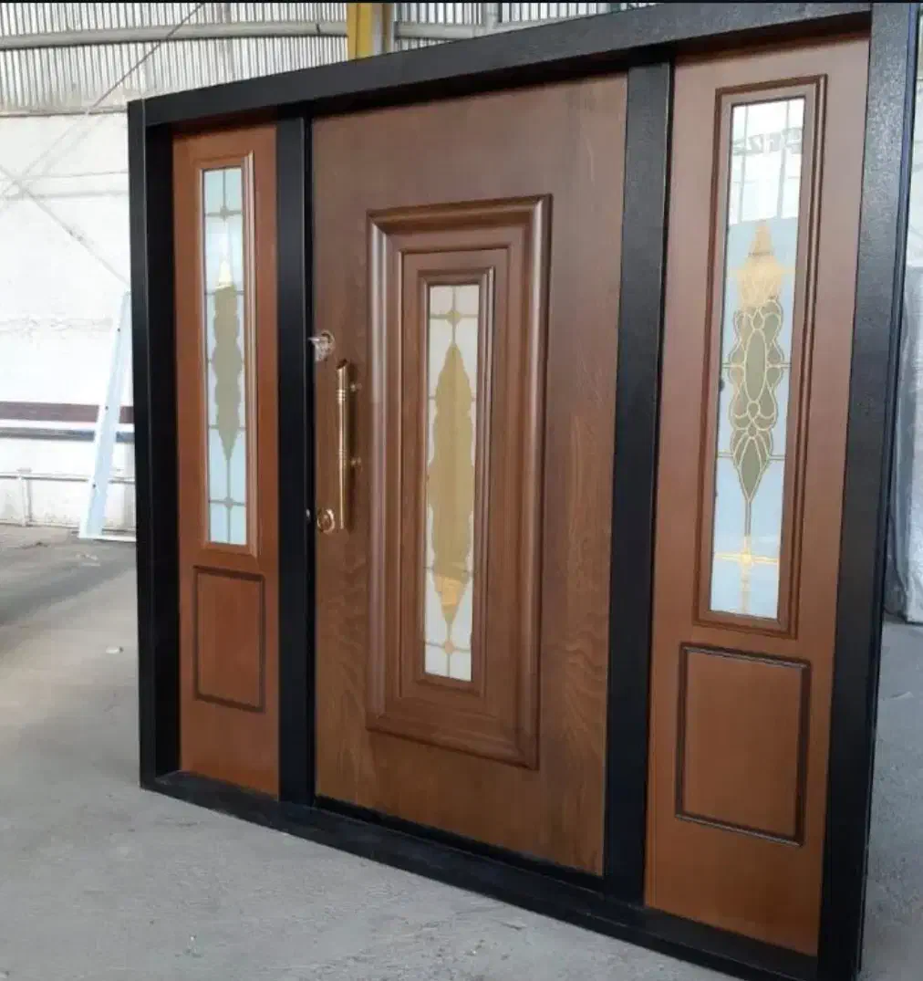 درب ضدسرقت مدرن نرده شیشه ای،سکوریت، استیل کد L011|مصالح و تجهیزات ساختمان|ساری, |دیوار