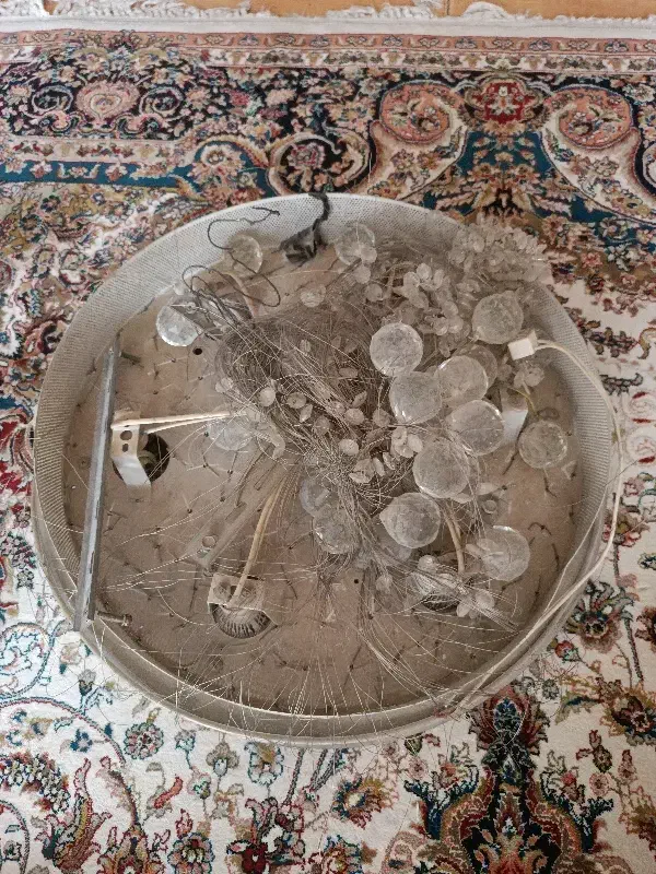 یک عدد لوستر متری + لوستر کوچک برای سرویس بهداشتی|لوستر و چراغ آویز|مشهد, کوه سنگی|دیوار