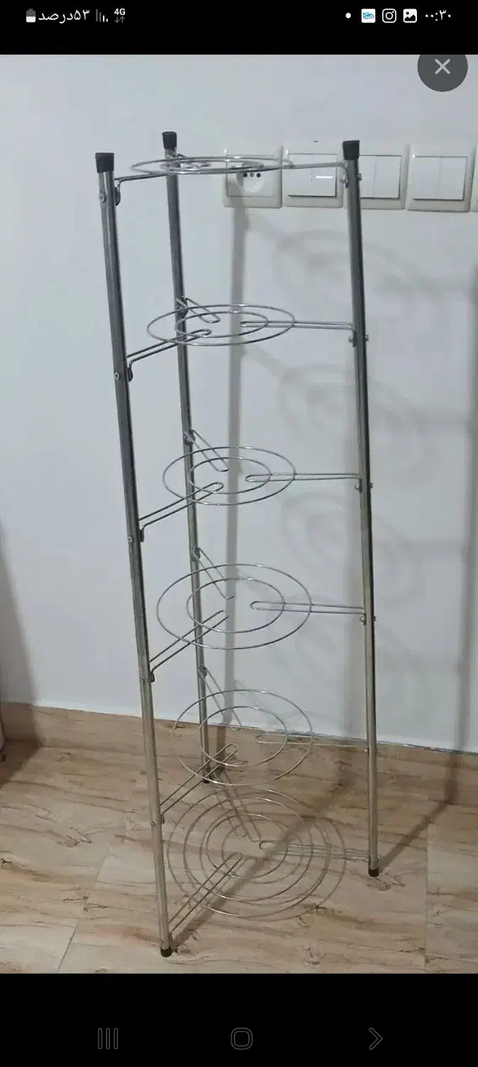 دوعدداستند قابلمه درحد نوجنس محکم|آب‌چکان و نظم‌دهنده ظروف|کرمانشاه, |دیوار