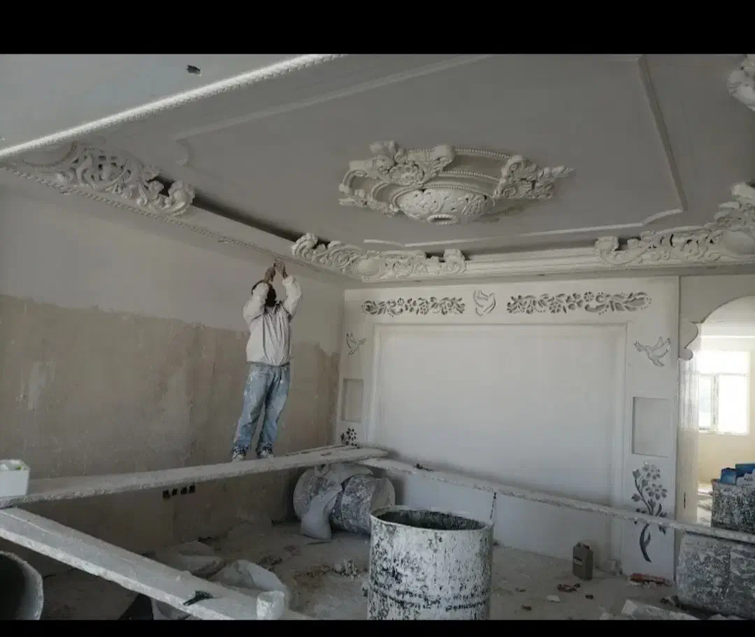 گچ کاری ولکه گیری وبازسازی|خدمات پیشه و مهارت|کرج, شهرک صدف|دیوار