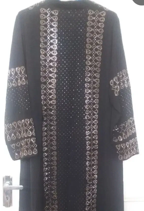 مانتو مشکی رنگ بلند سایز بزرگ خارجی|لباس|ری, دولتآباد|دیوار