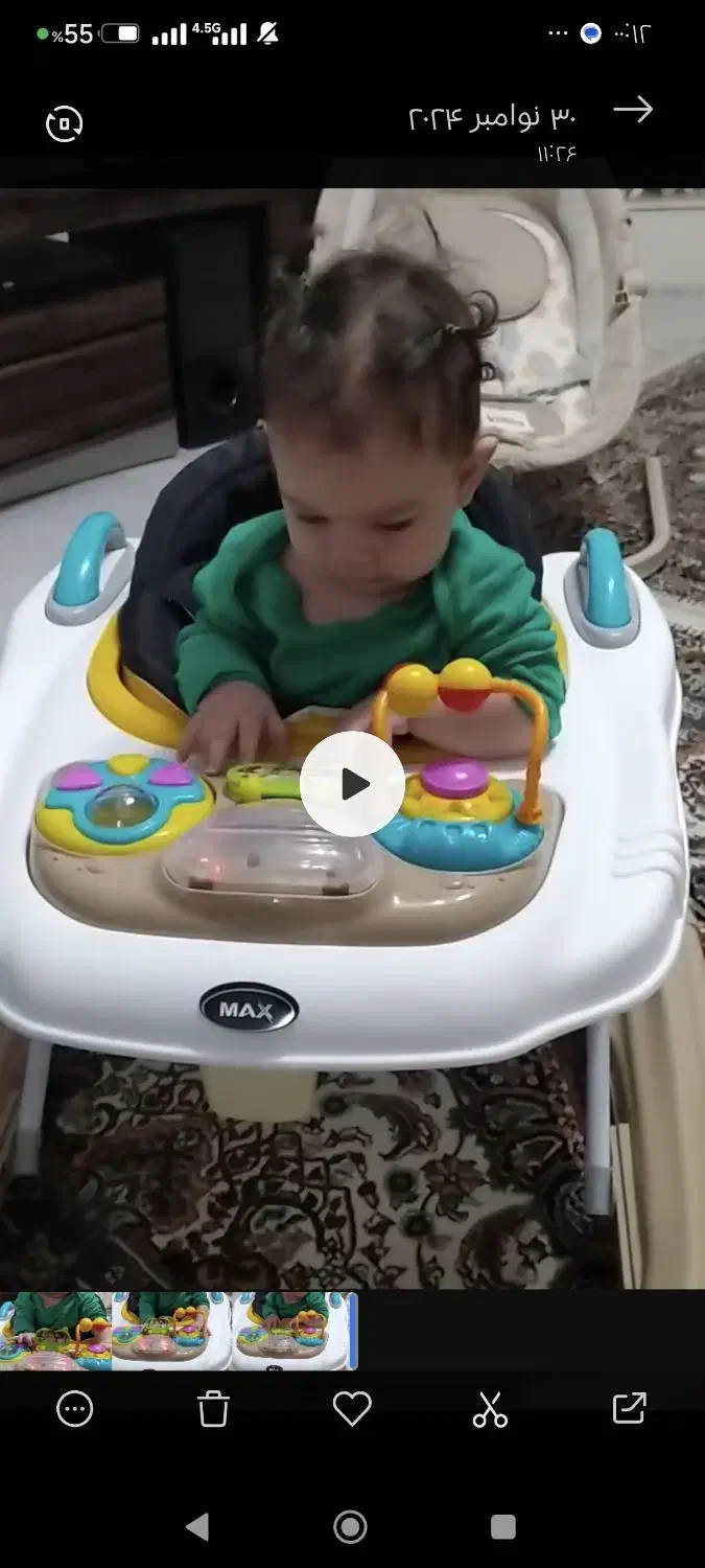 گهواره برقی مارک کیدیلو..روروئک|اسباب و اثاث بچه|بندر انزلی, ساحل قو|دیوار