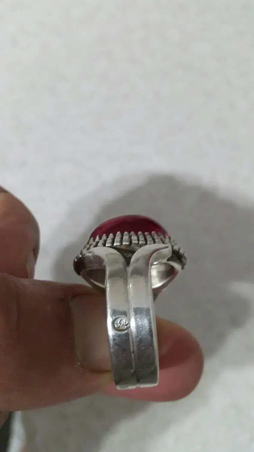 انگشتر  نقره یاقوت|جواهرات|اردبیل, |دیوار