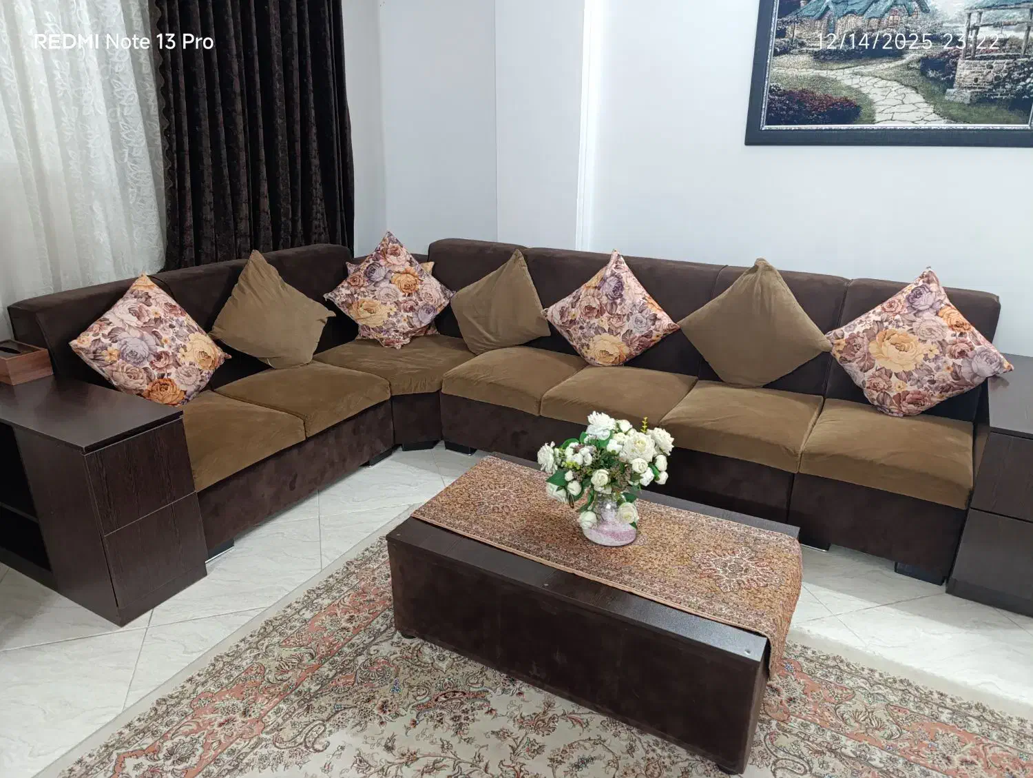 مبل سالم ۷ نفره|مبلمان خانگی و میز عسلی|قم, انسجام|دیوار