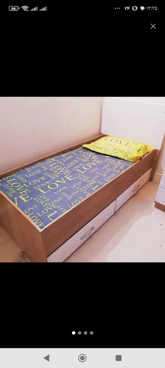 تخت نوجوان 180در 80|تخت و سرویس خواب|شاهینشهر, مخابرات (شهید بهشتی)|دیوار