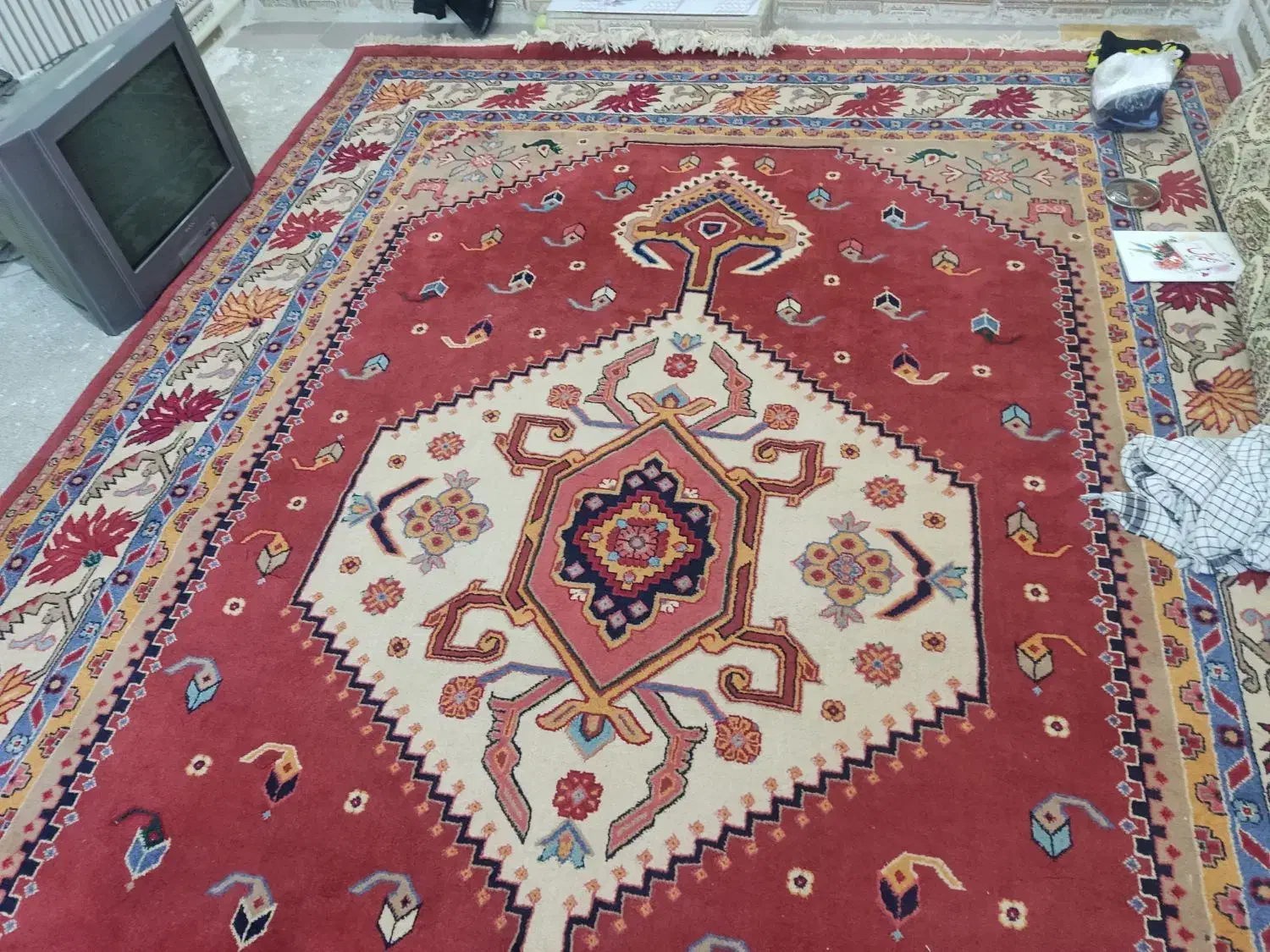 دوتا فرش 9متری|فرش|بروجرد, |دیوار