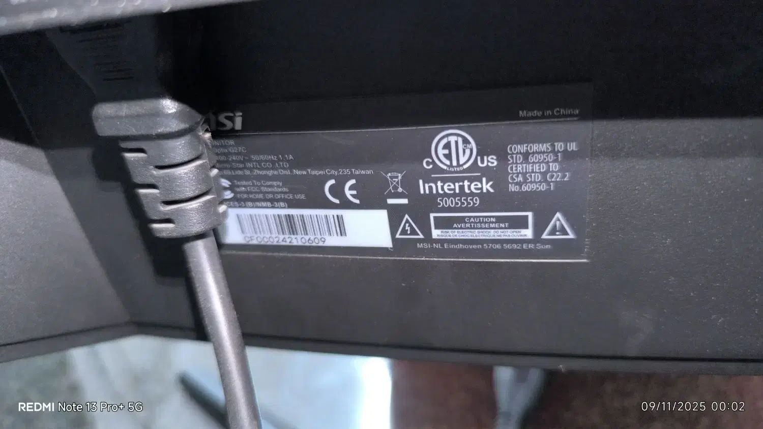 فروش مانیتور منحنی گیمینگ Msi Optix G27C|قطعات و لوازم جانبی رایانه|مشهد, شهرک بهارستان|دیوار