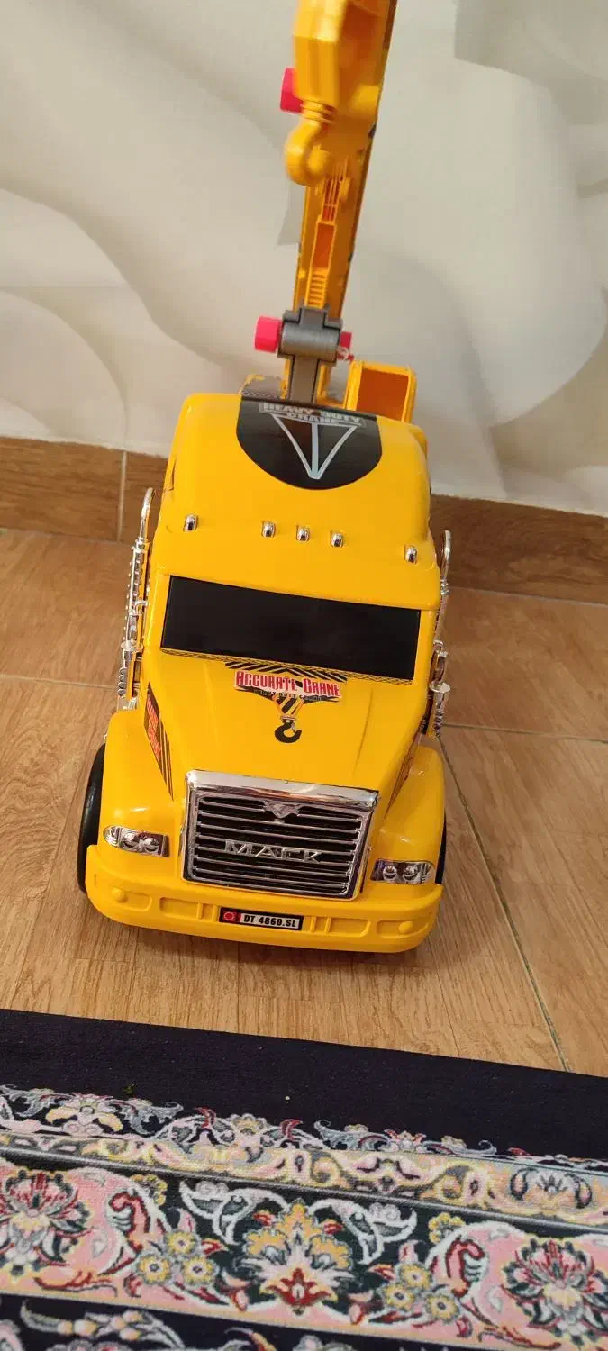 ماشین جرثقیل بزرگ قدرتی|اسباب‌بازی بچه|رشت, حمیدیان|دیوار