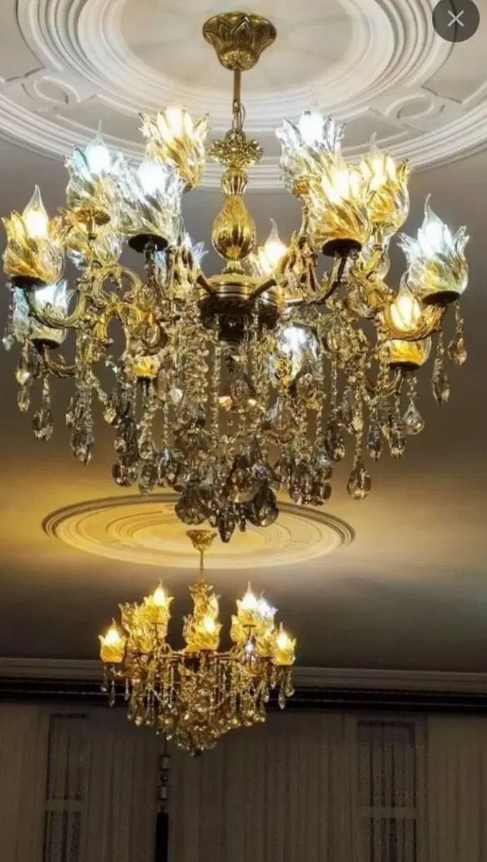 تولیدی انواع لوسترهای برنز و ترکیبی با برنز رستمی|لوستر و چراغ آویز|نظرآباد, نظرآباد|دیوار