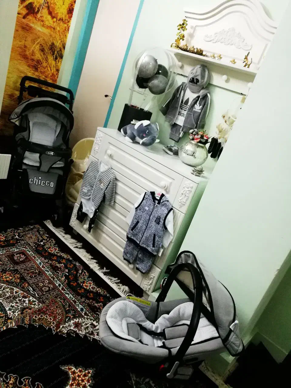 کالکسه کریر روروک تشک بازی|کالسکه و لوازم جانبی|تهران, مینای شمالی (مخبر)|دیوار