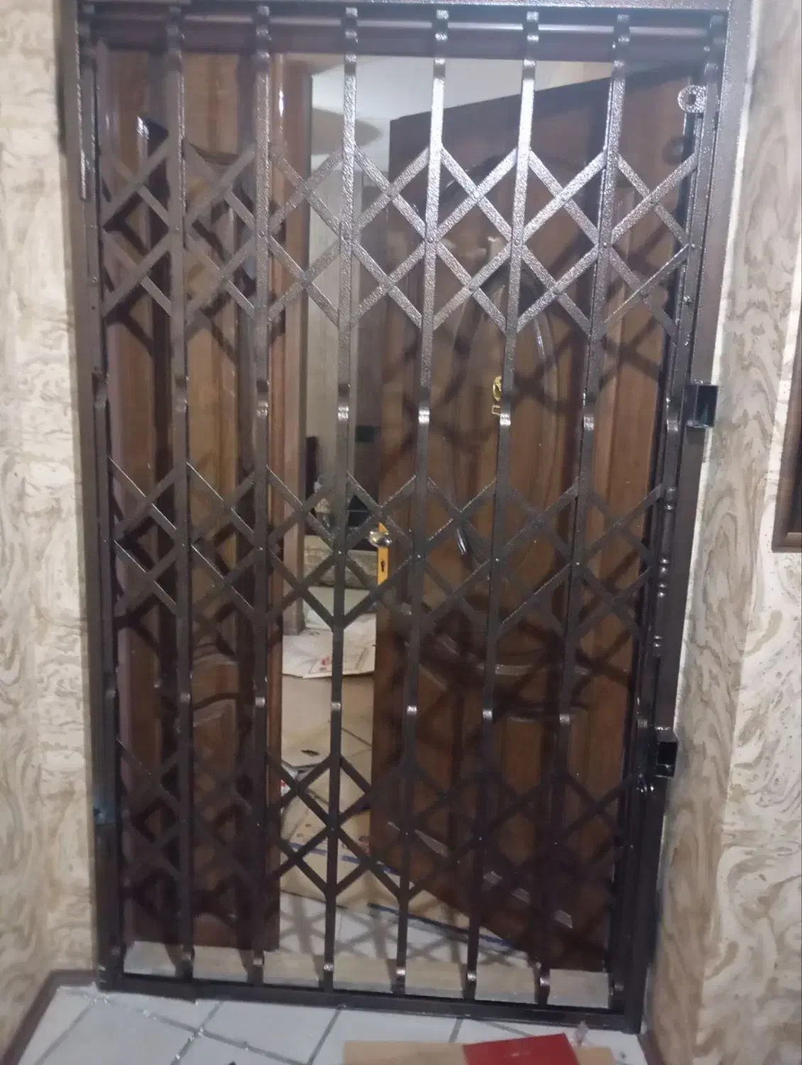 حفاظ پنجره فرفورژه نرده تراس بالکن درب کشویی ریلی|مصالح و تجهیزات ساختمان|مشهد, شریف|دیوار