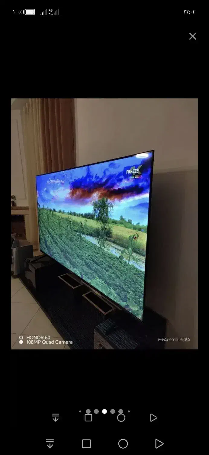 تلویزیون 75 اینچ|تلویزیون و پروژکتور|هشتگرد, شهرک ریحانه|دیوار