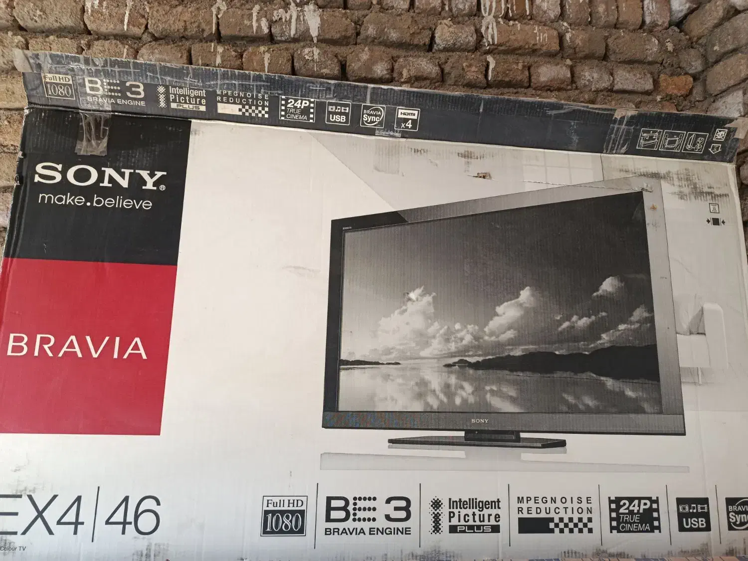 ال سی دی 46 اینچ سونی  فول اچدی . براویا|تلویزیون و پروژکتور|نهاوند, |دیوار
