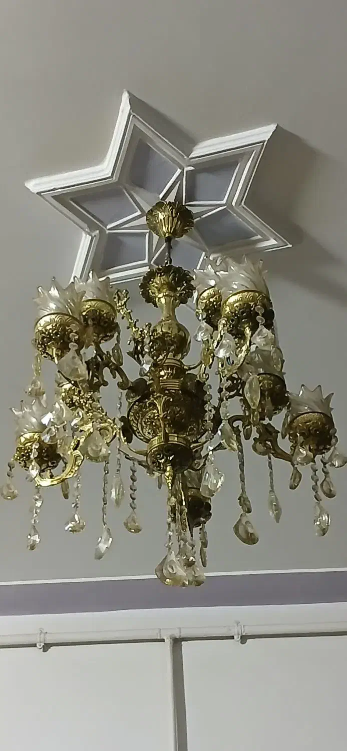 لوستر برنز|لوستر و چراغ آویز|کرمانشاه, |دیوار