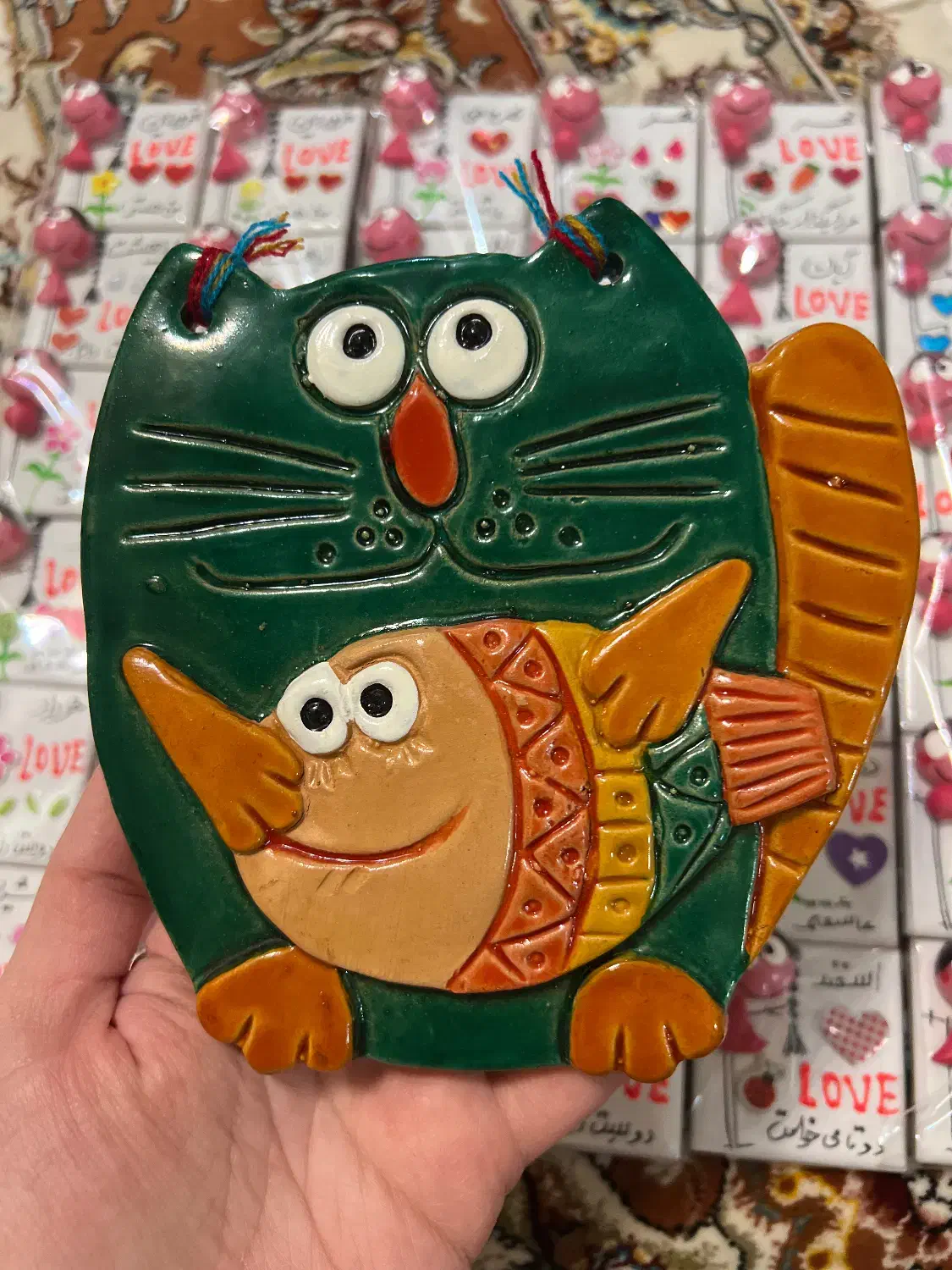 آویز سفالی|صنایع دستی و سایر لوازم تزئینی|تبریز, |دیوار