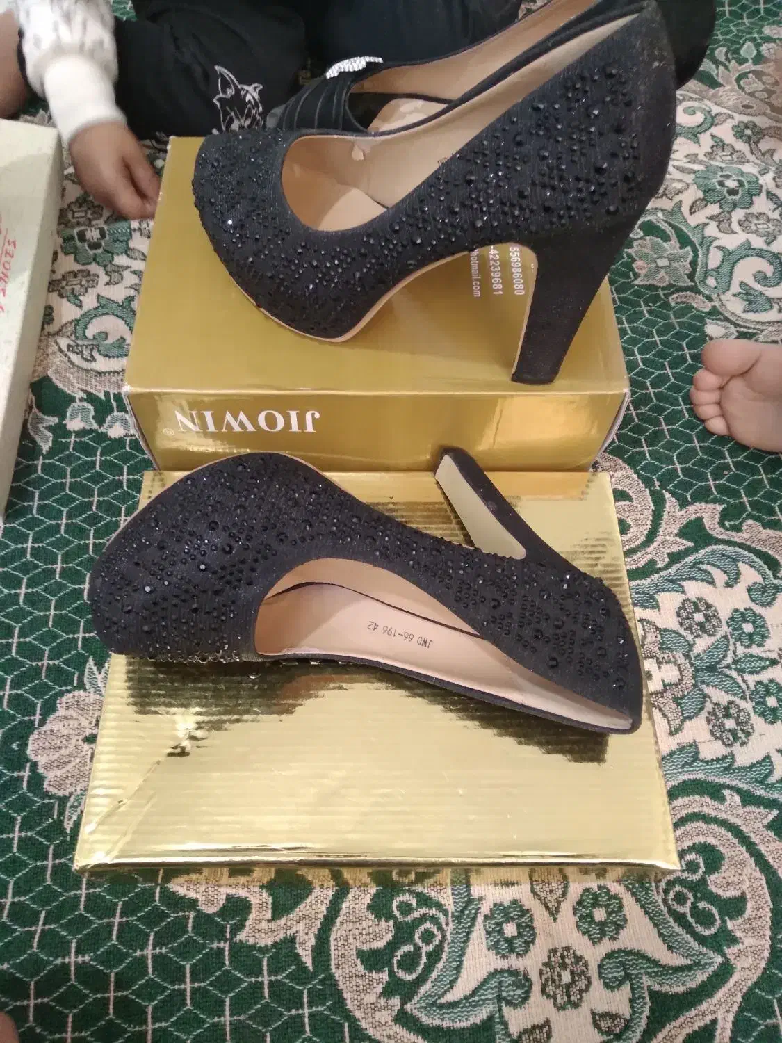 کفش مجلسی پاشنه بلند|کیف، کفش، کمربند|گناباد, |دیوار