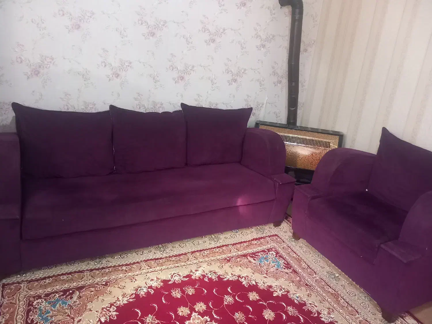 مبل ۸نفره|مبلمان خانگی و میز عسلی|سلماس, |دیوار