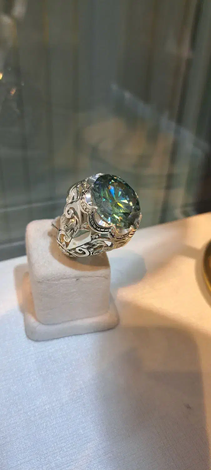 انگشتر نقره دست ساز قلم زنی|جواهرات|مشهد, کوی ولیعصر|دیوار