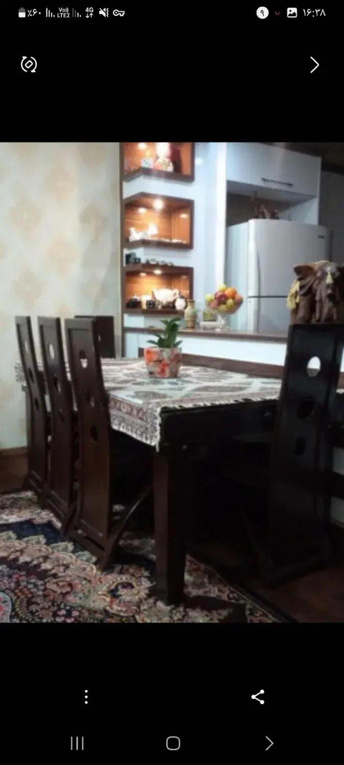 میز نهارخوری|میز و صندلی غذاخوری|شاهین‌شهر, فردوسی|دیوار