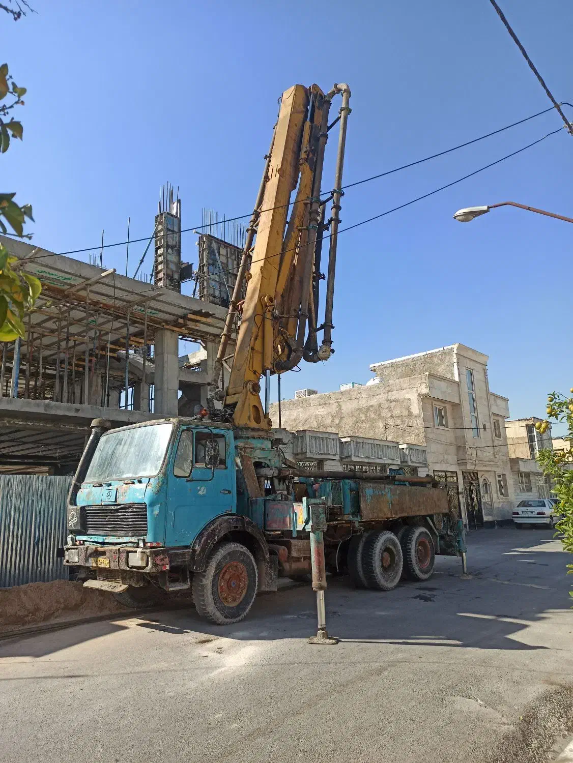 پمپ دکل ۳۲ متری|ماشین‌آلات صنعتی|شیراز, دشت چنار|دیوار