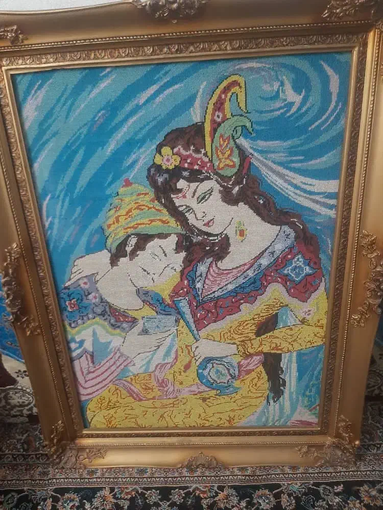 تابلو نوستالژیک کوبلن با طرح زیبا|تابلو، نقاشی، عکس|پاکدشت, شهرک امام رضا|دیوار